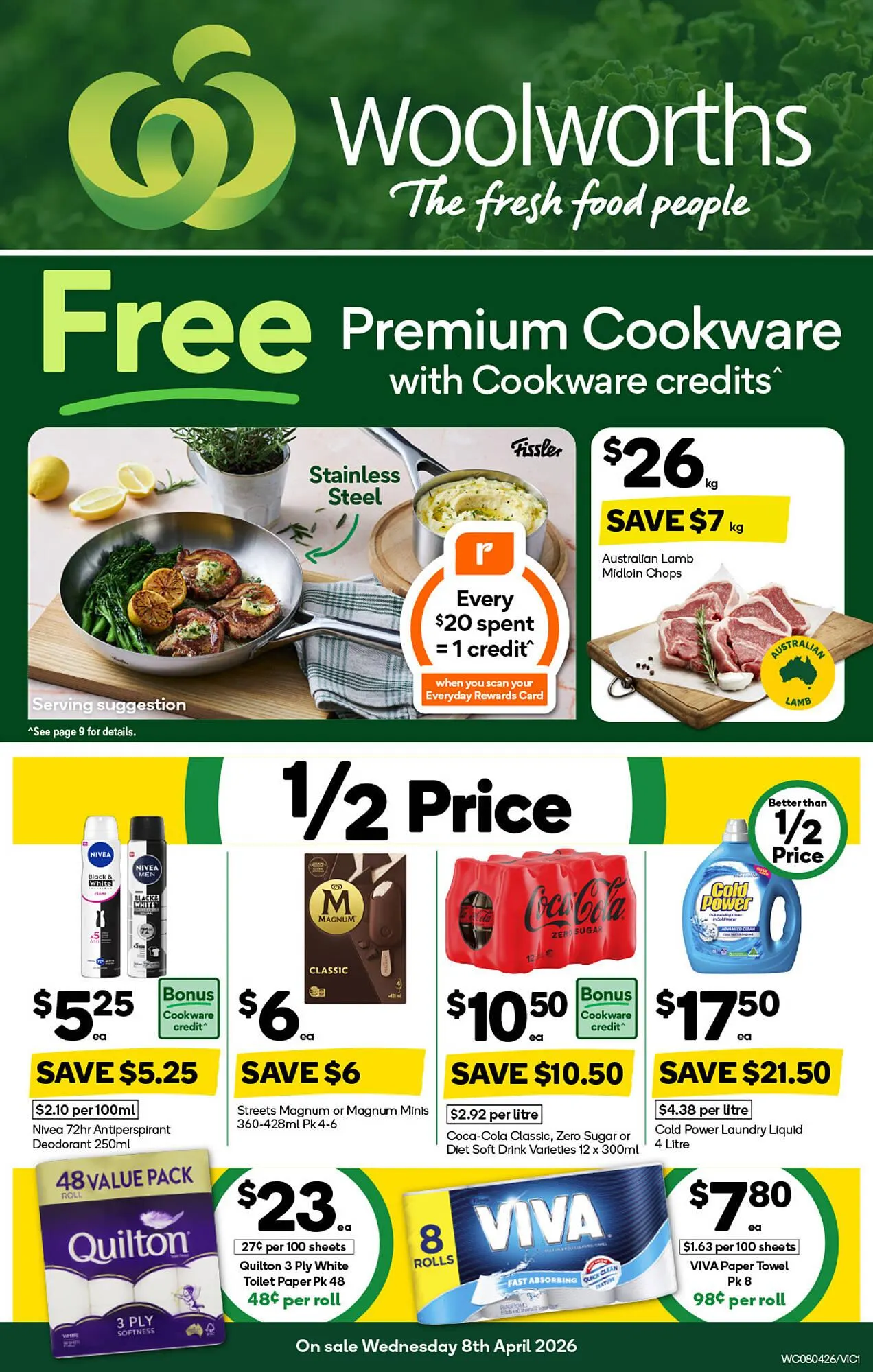 Woolworths catalogue - Catalogue valid from 8 April to 14 April 2026 - page 1