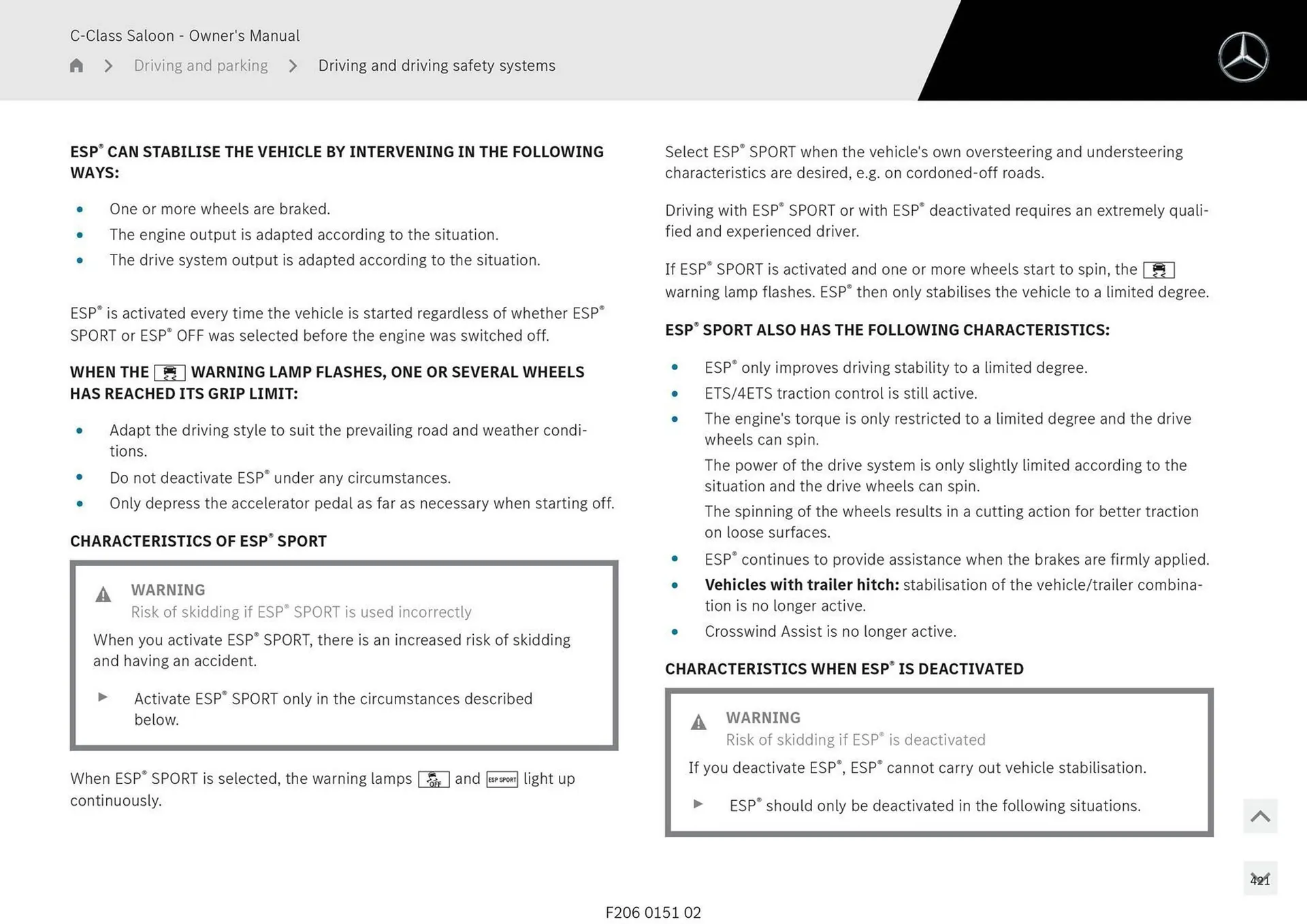 Mercedes-Benz catalogue - Catalogue valid from 28 April to 28 May 2025 - page 421