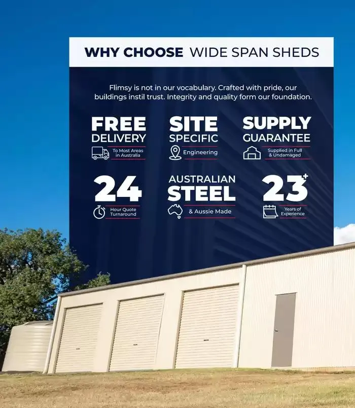 Wide Span Sheds Catalogue - Catalogue valid from 28 February to 31 March 2025 - page 14
