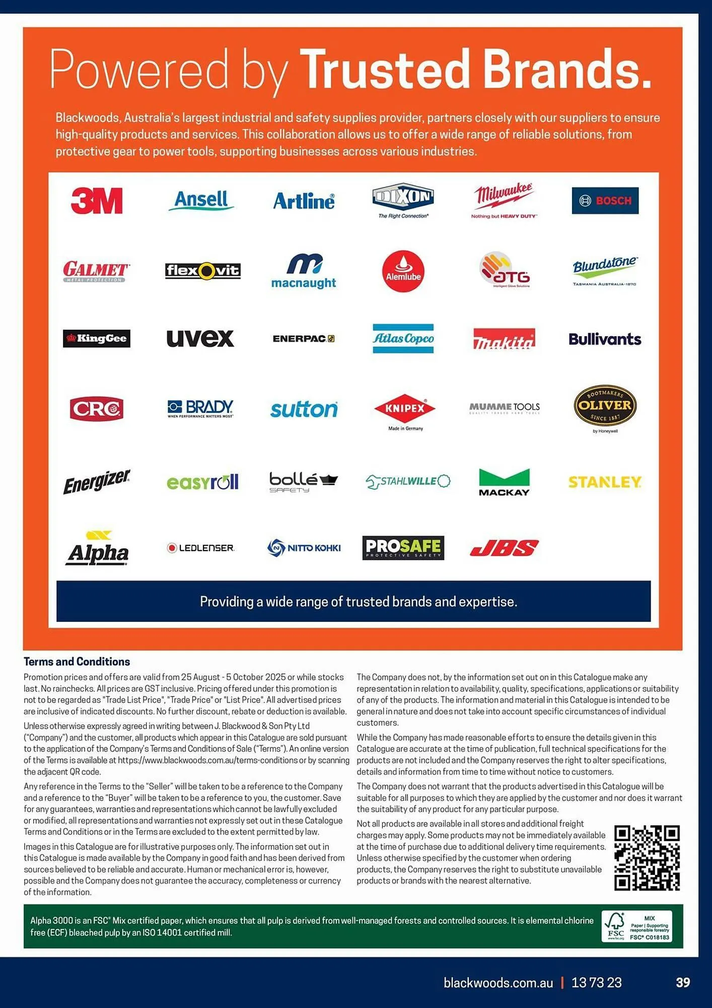Blackwoods catalogue - Catalogue valid from 26 August to 5 October 2025 - page 39