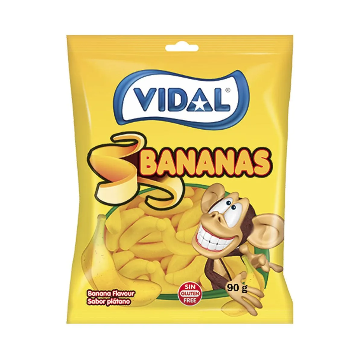 Vidal Jelly Bananas 90g