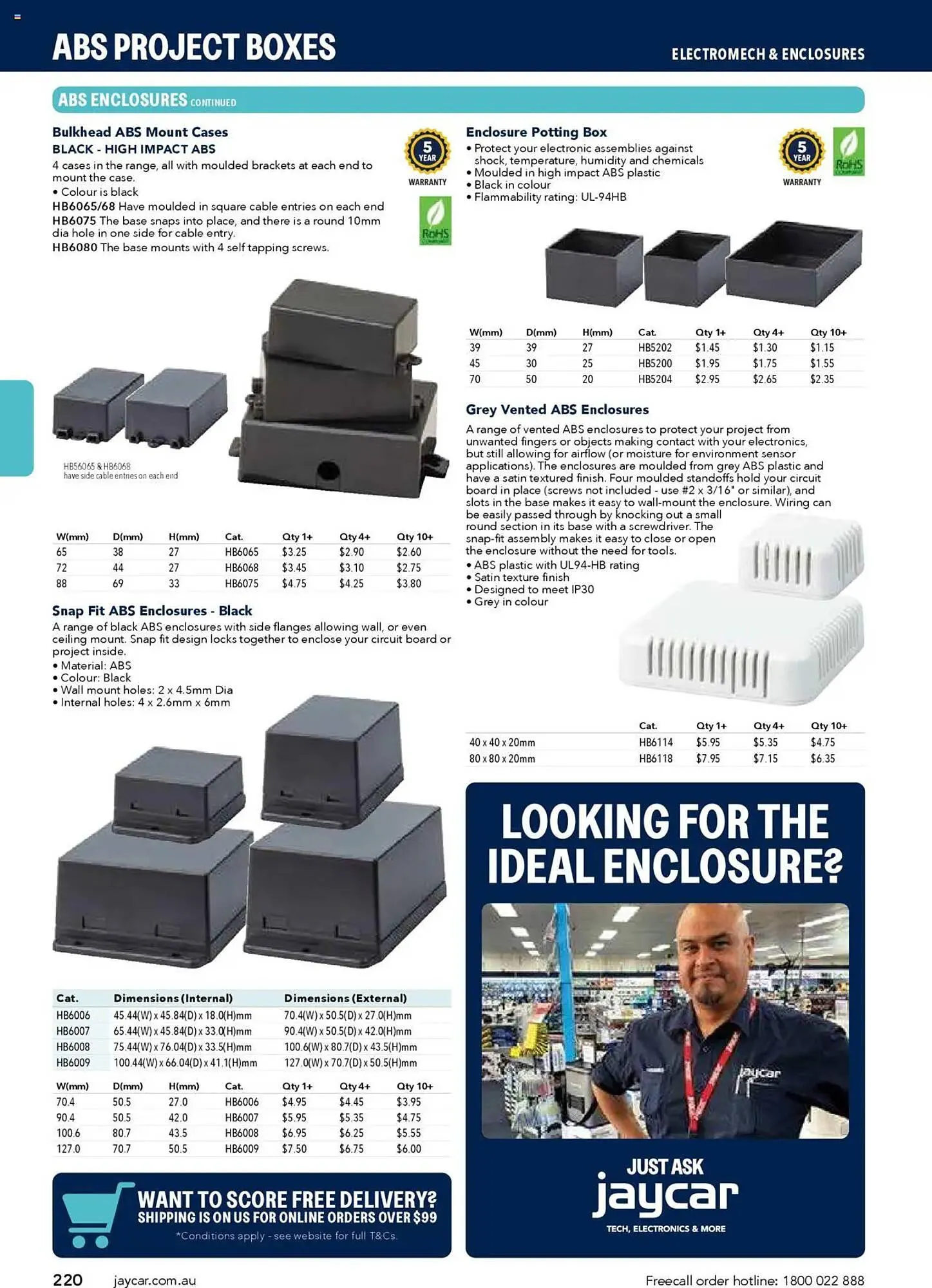 Jaycar Electronics catalogue - Catalogue valid from 8 July to 9 July 2026 - page 220