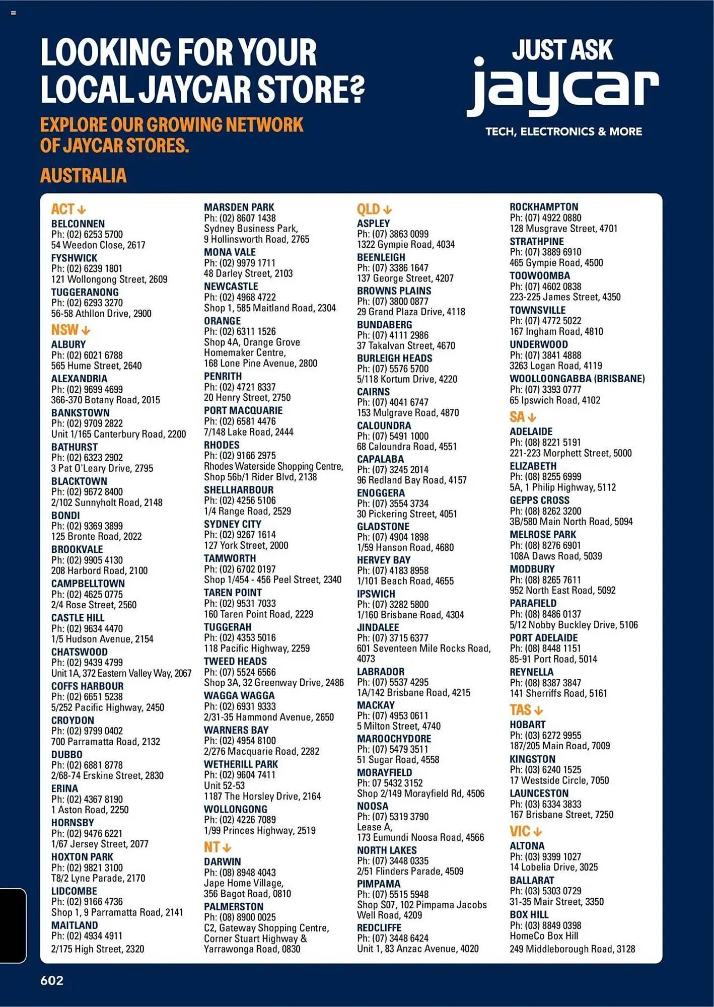 Jaycar Electronics catalogue - Catalogue valid from 8 July to 9 July 2026 - page 602