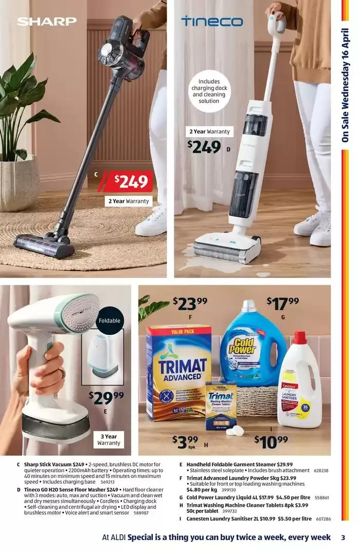 ALDI Special Buys - Catalogue valid from 16 April to 22 April 2025 - page 3
