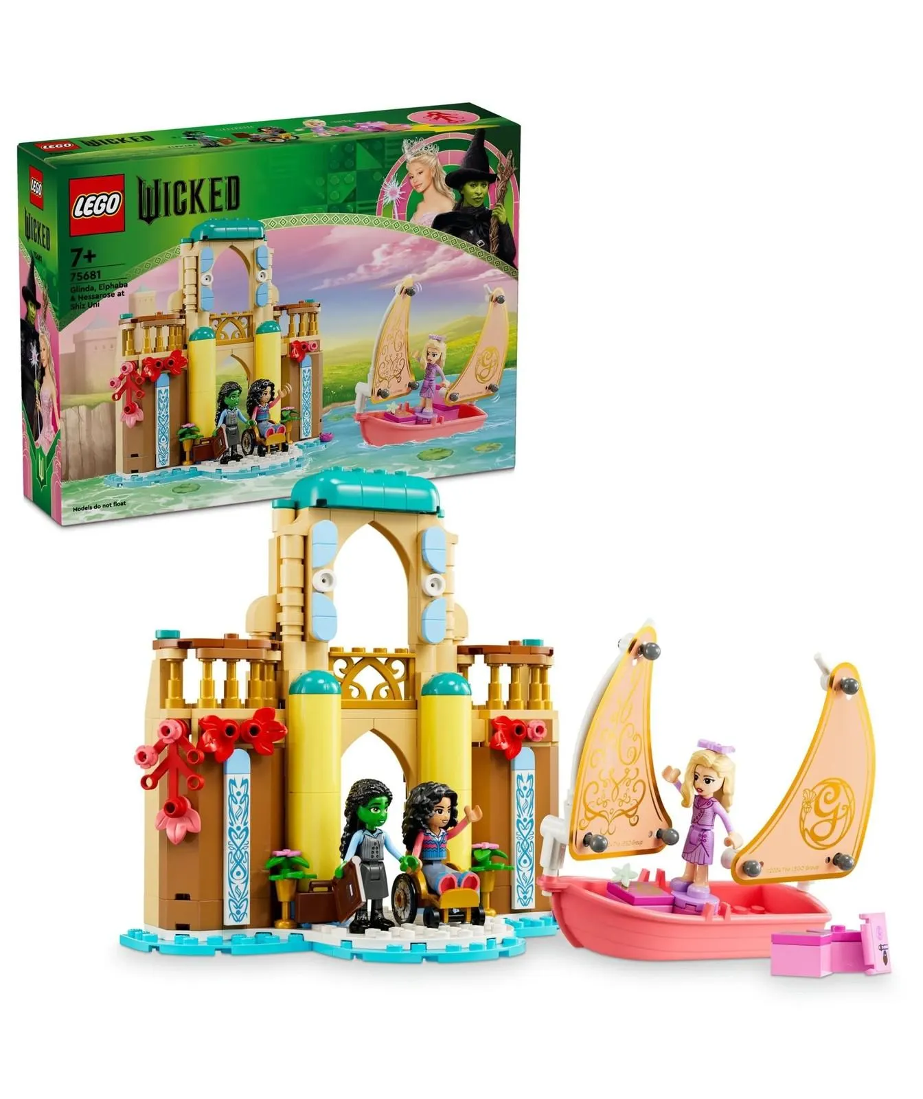 LEGO® Wicked Glinda, Elphaba & Nessarose at Shiz University 75681