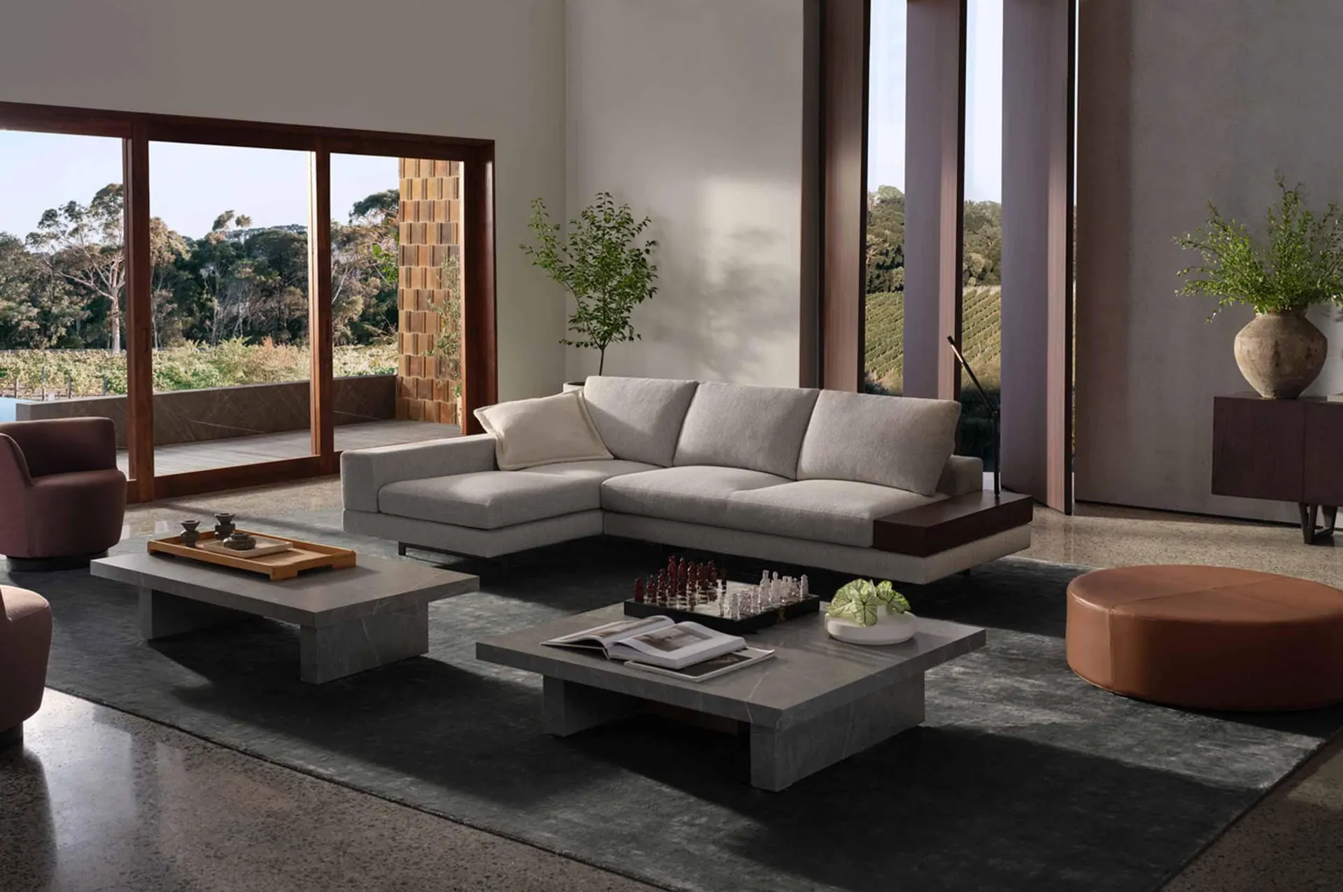 Kato 3-Seater Sofa with Chaise