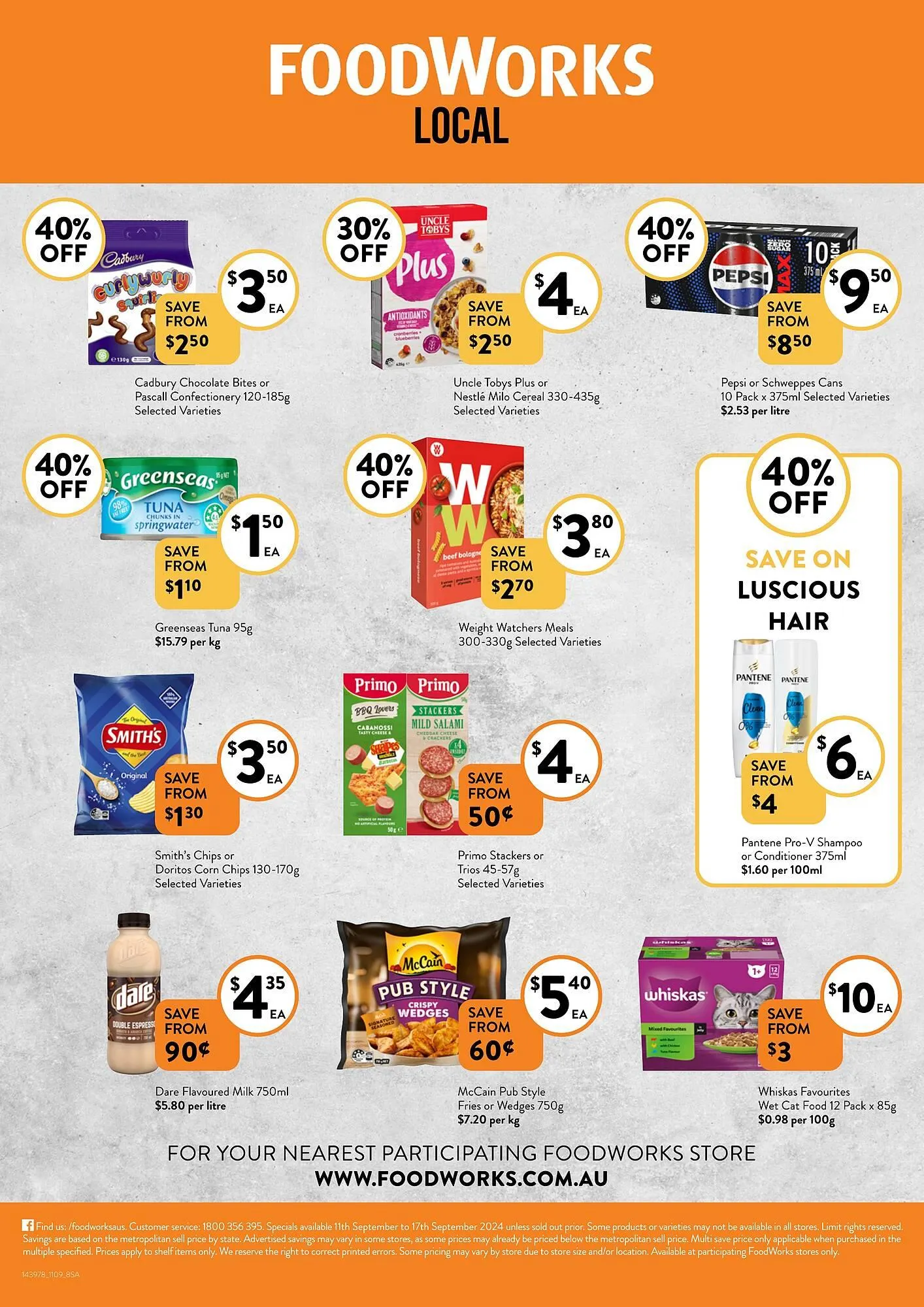 Foodworks catalogue - Catalogue valid from 11 September to 17 September 2024 - page 8