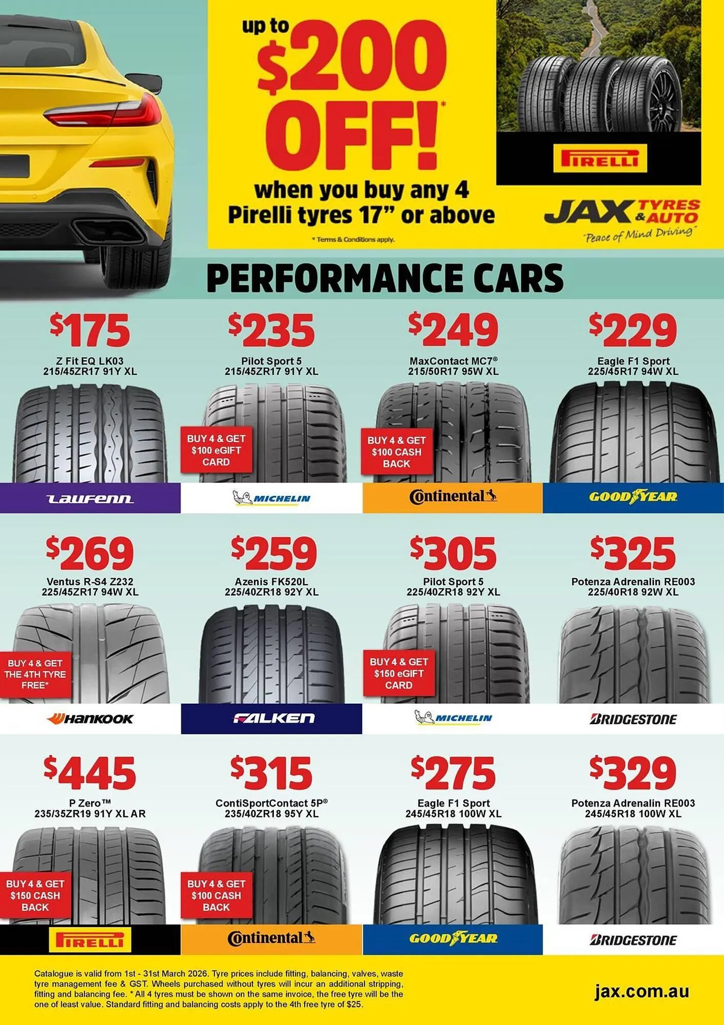 Jax Tyres catalogue - Catalogue valid from 2 March to 31 March 2026 - page 4