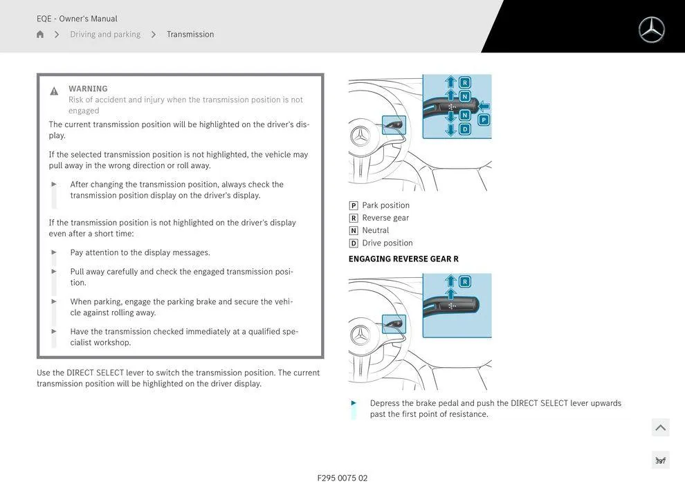 EQE Sedan - Catalogue valid from 11 September to 11 September 2025 - page 337