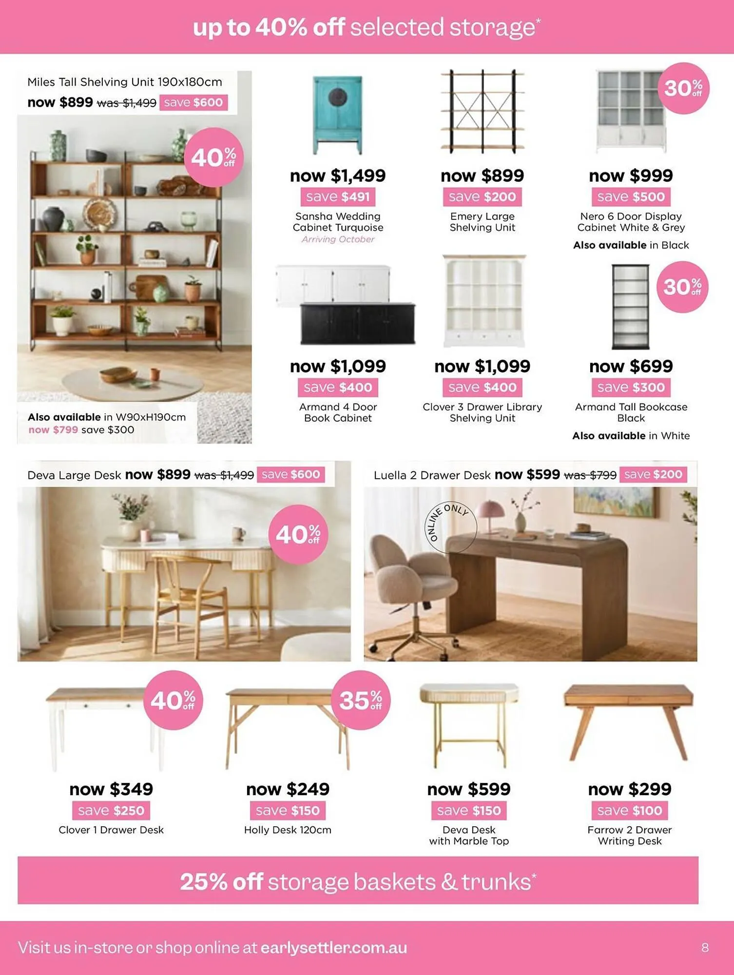 Early Settler catalogue - Catalogue valid from 8 September to 5 October 2025 - page 8