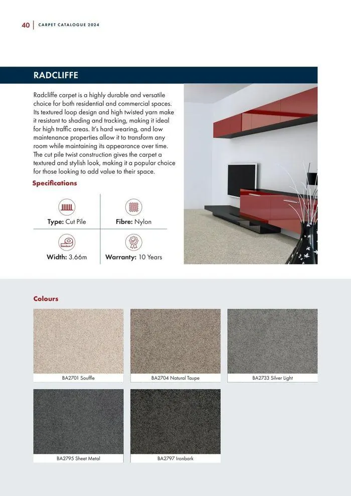 Carpet Catalogue - Catalogue valid from 24 September to 31 December 2024 - page 40