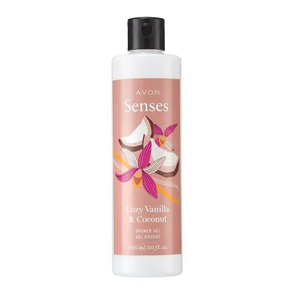 Avon Senses Cozy Vanilla & Coconut Shower Gel