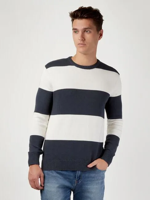 Louis Stripe Crew Knit