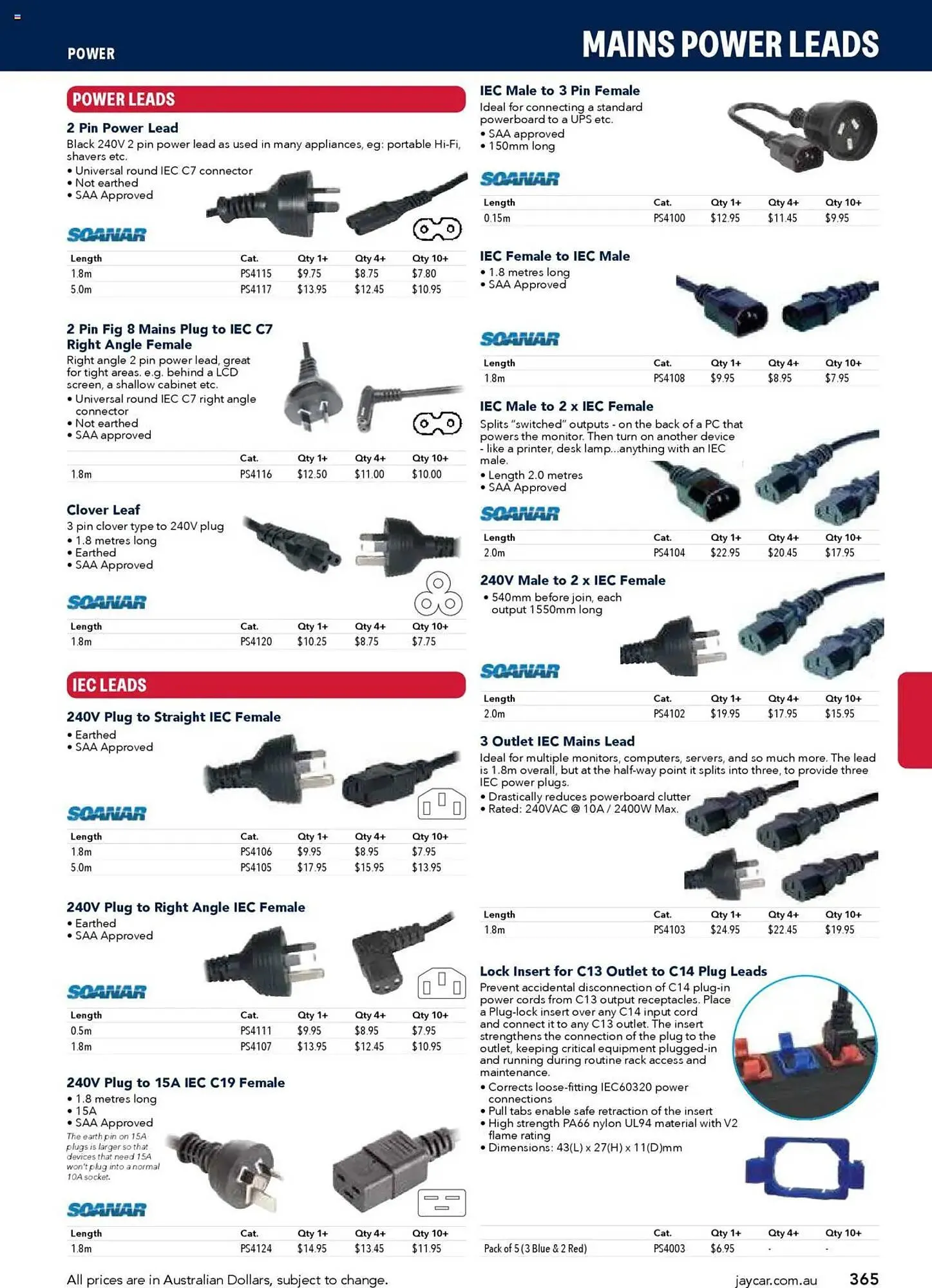Jaycar Electronics catalogue - Catalogue valid from 8 July to 9 July 2026 - page 365