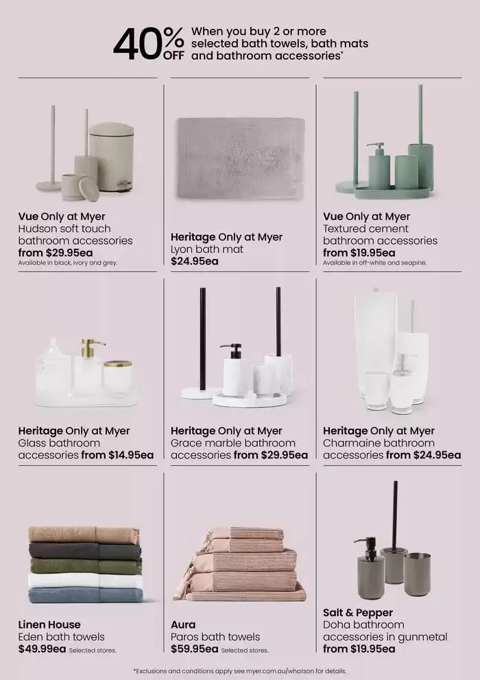 Myer Softgoods - Catalogue valid from 11 February to 27 February 2025 - page 14