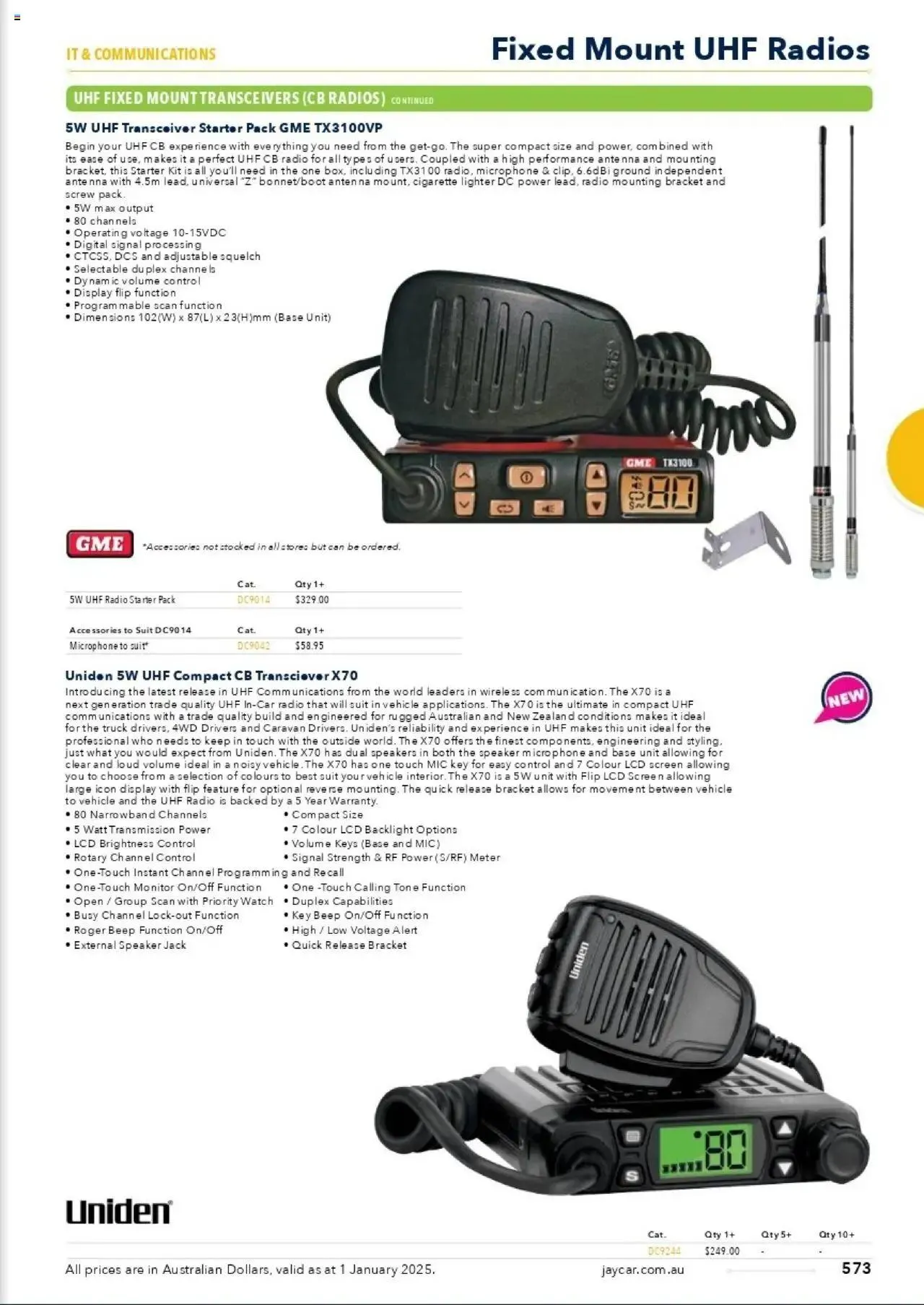 Jaycar Celebrating 40 Years in Electronics - Catalogue valid from 1 January to 29 August 2025 - page 501