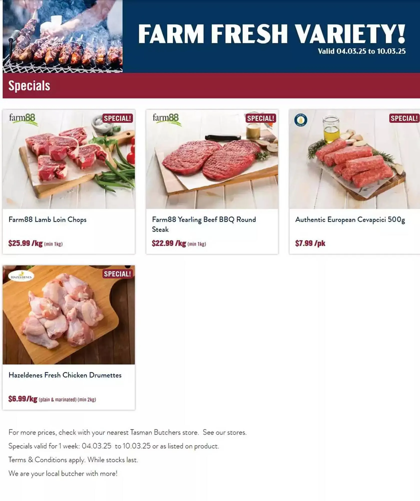 Tasman Butchers catalogue - 1
