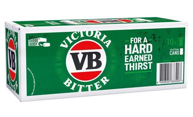 Victoria Bitter Can 375mL