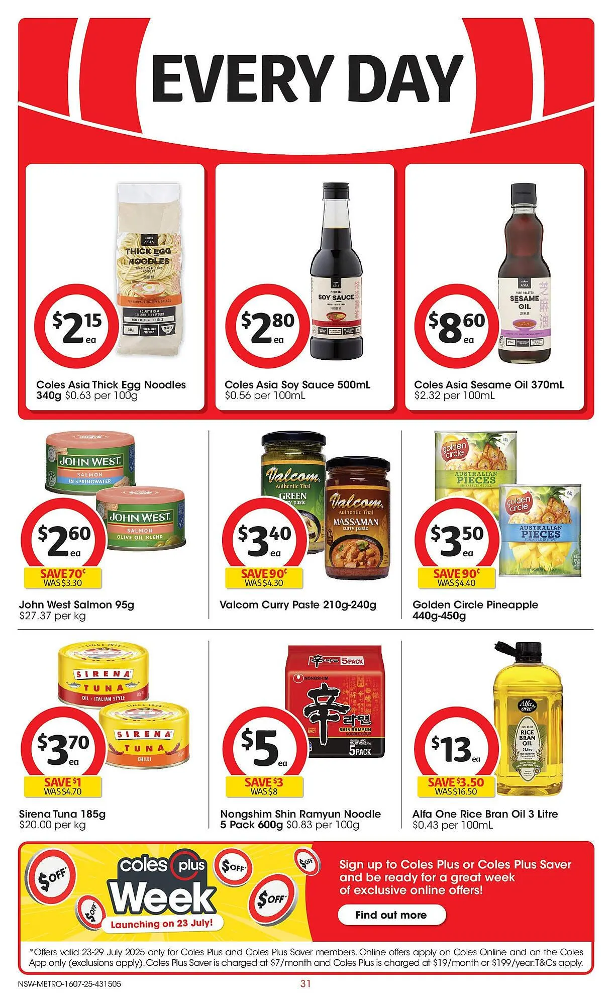 Coles catalogue - Catalogue valid from 15 July to 22 July 2025 - page 31