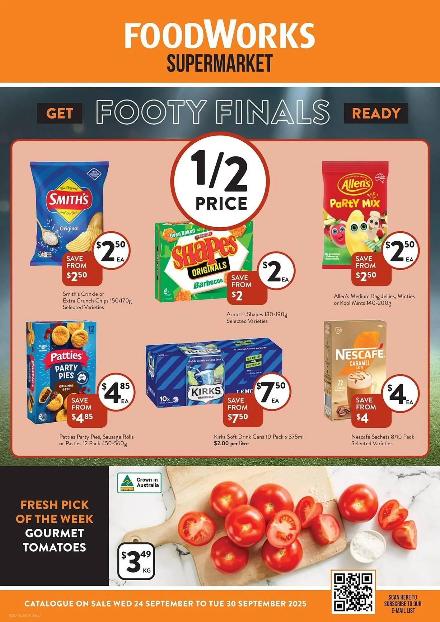 Foodworks catalogue - Catalogue valid from 24 September to 30 September 2025 - page 1