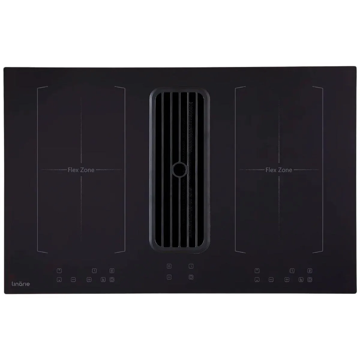 Linarie 80cm Redon Double Flex Zone Induction Cooktop with Integrated Ventilation System RF8012FLEX