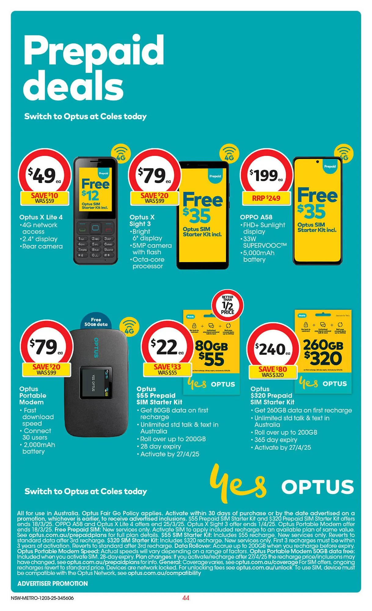 Coles catalogue - Catalogue valid from 12 March to 18 March 2025 - page 45