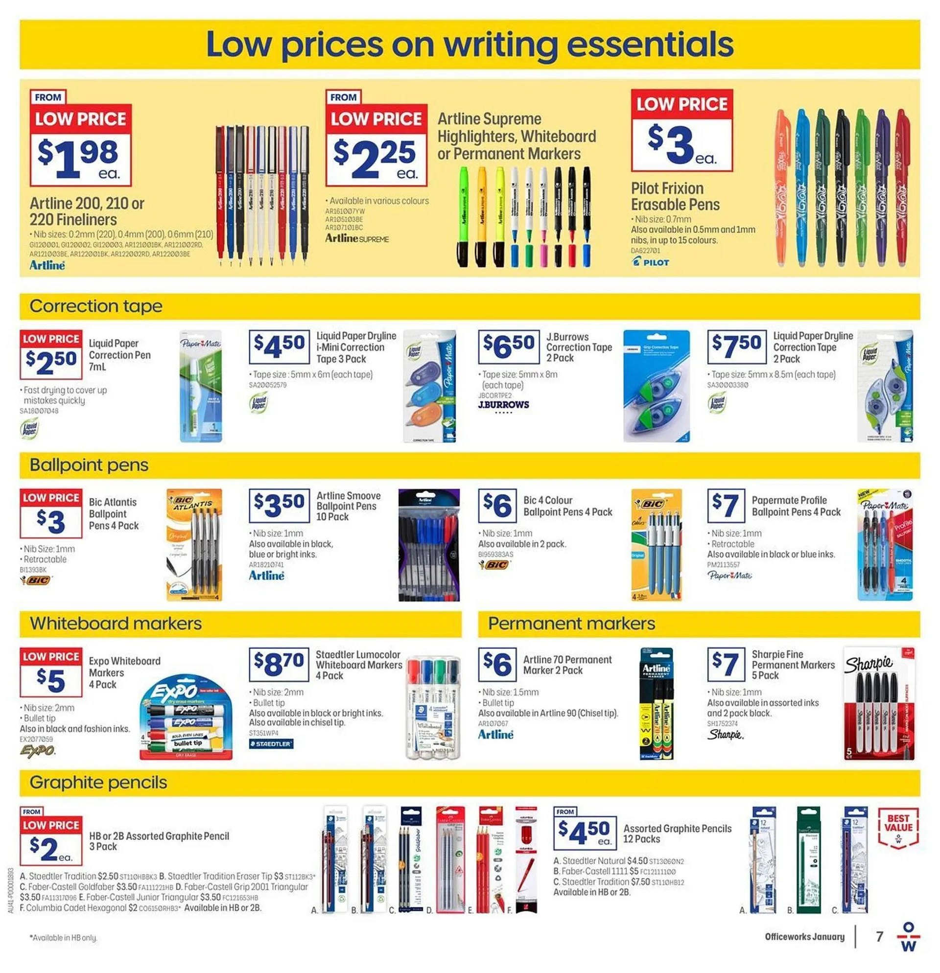 Officeworks catalogue - Catalogue valid from 1 January to 8 February 2026 - page 7