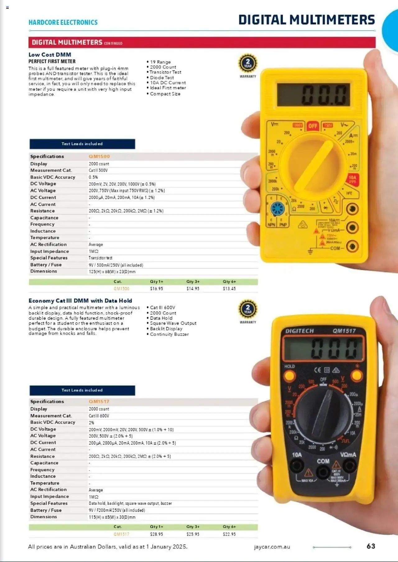 Jaycar Celebrating 40 Years in Electronics - Catalogue valid from 1 January to 29 August 2025 - page 53
