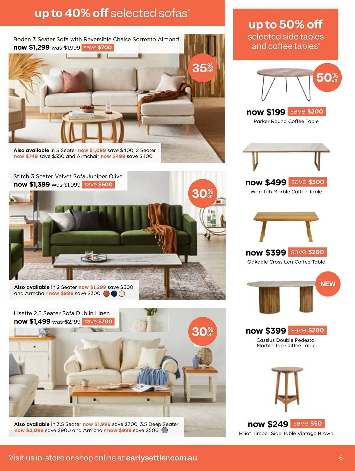 Early Settler catalogue - Catalogue valid from 28 July to 17 August 2025 - page 6