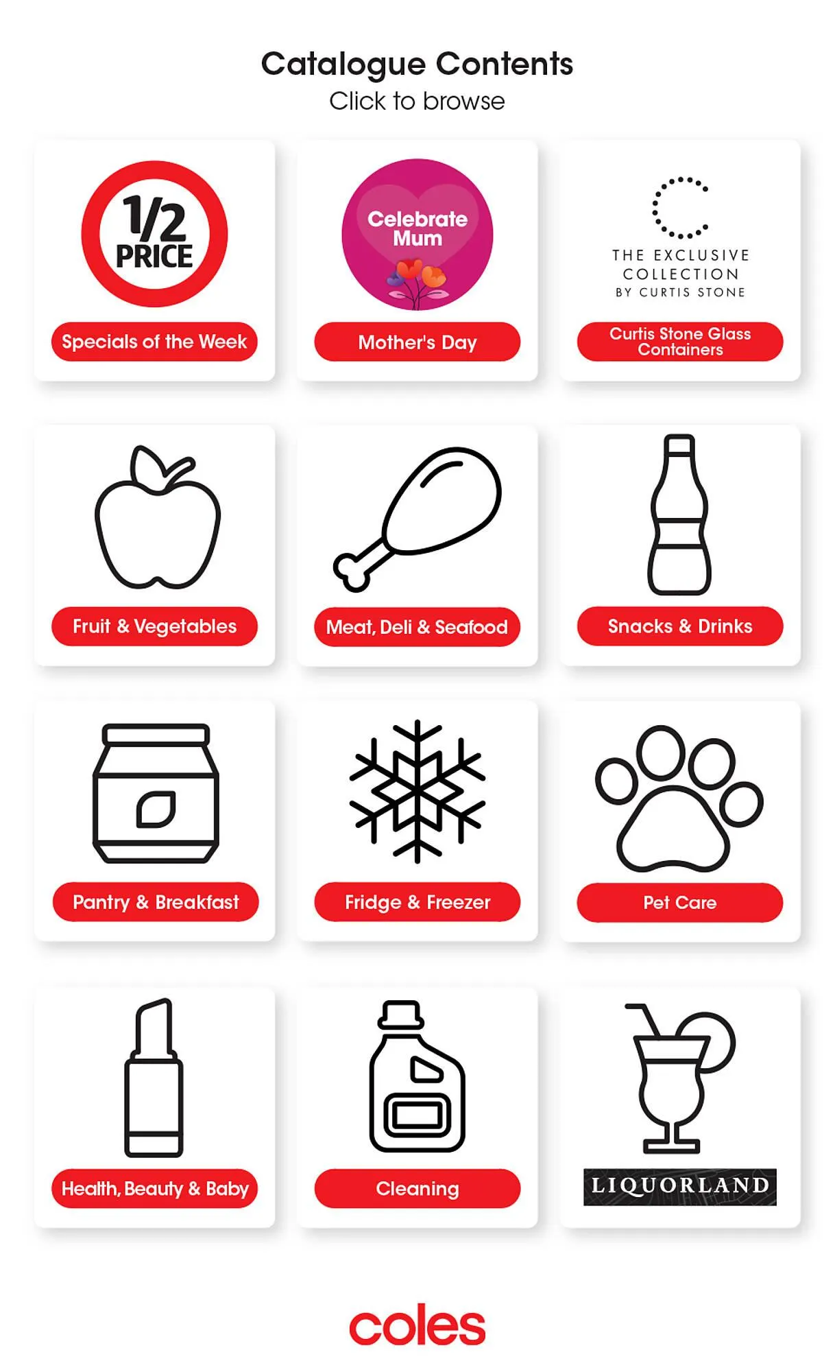 Coles catalogue - Catalogue valid from 7 May to 13 May 2025 - page 1