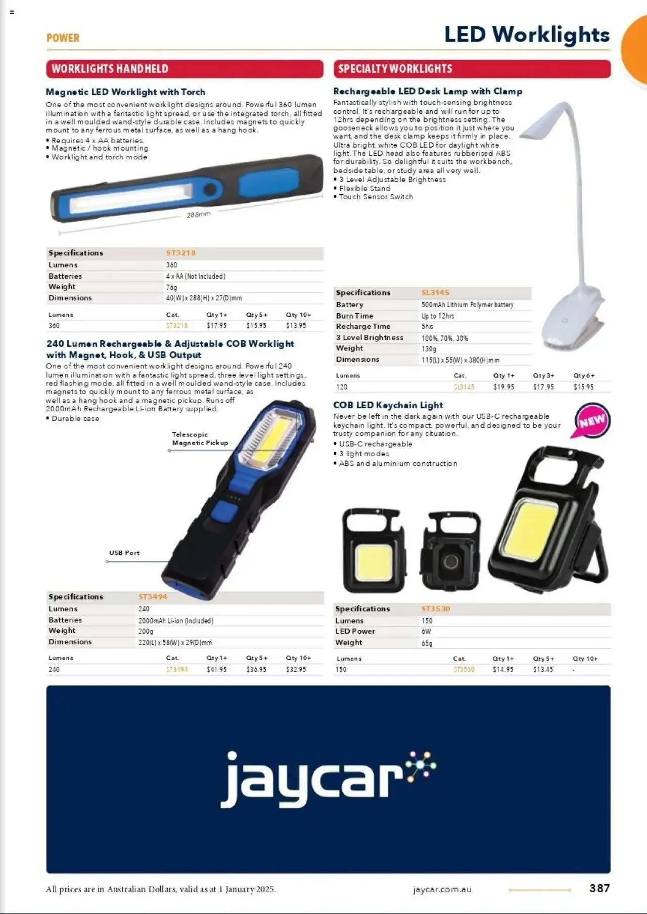Jaycar Celebrating 40 Years in Electronics - Catalogue valid from 1 January to 29 August 2025 - page 317