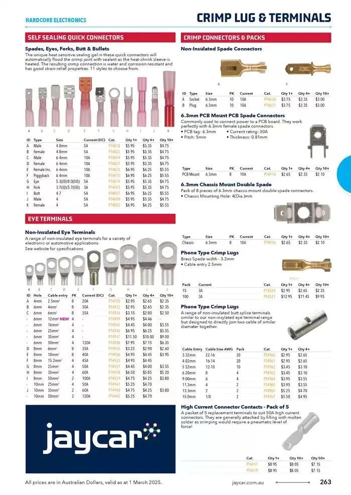 Celebrating 40 Years In Electronics - Catalogue valid from 4 March to 31 March 2025 - page 263