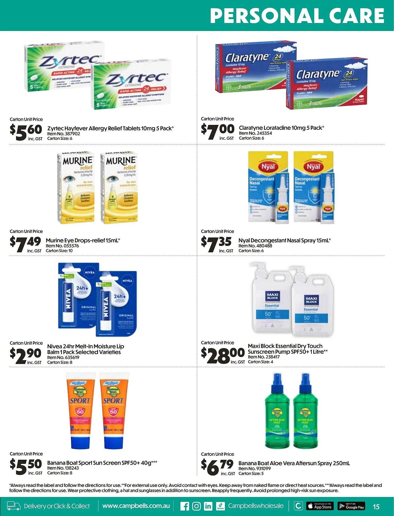 Campbells Wholesale catalogue - Catalogue valid from 25 August to 28 September 2025 - page 15