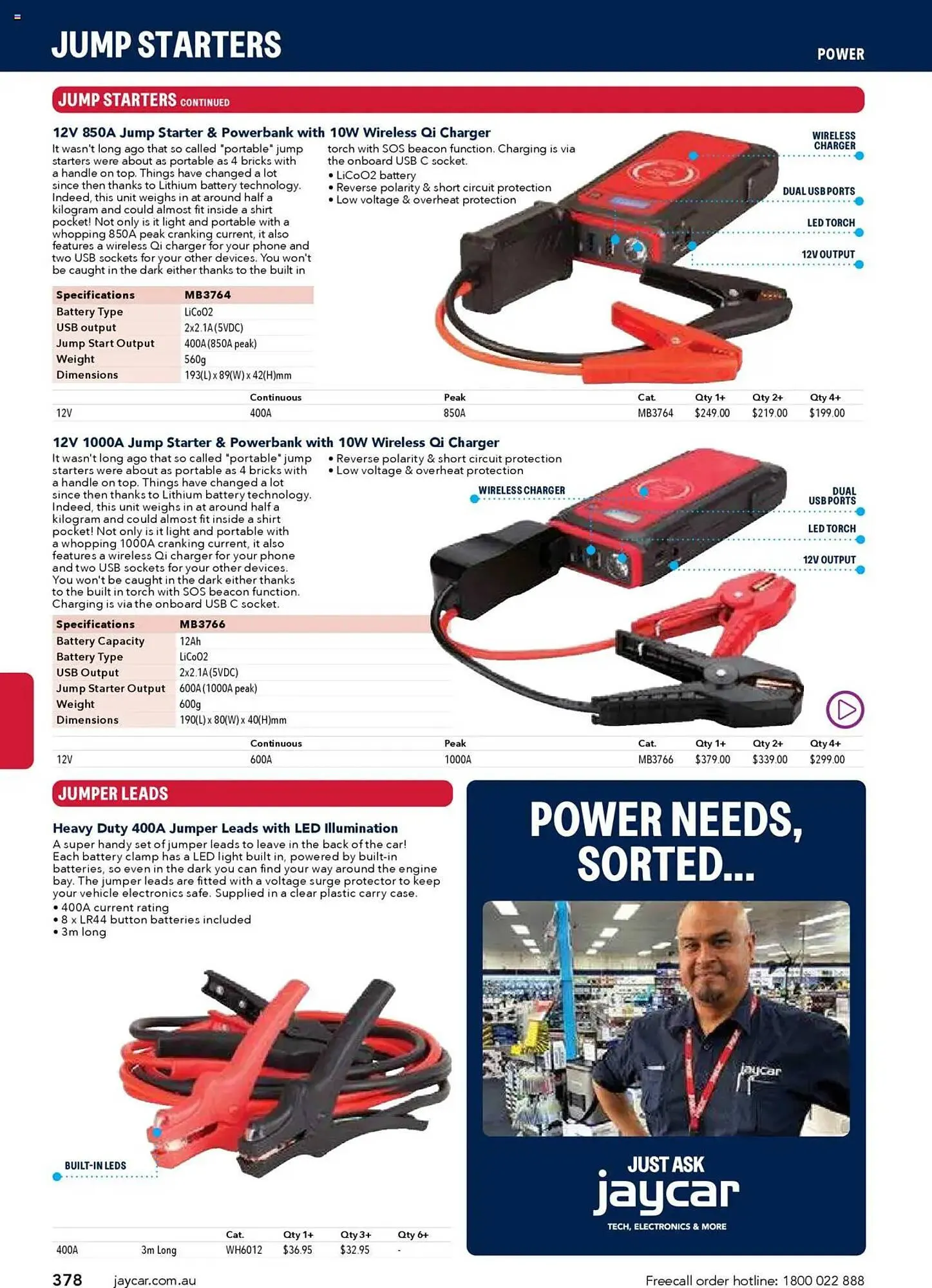 Jaycar Electronics catalogue - Catalogue valid from 8 July to 9 July 2026 - page 378
