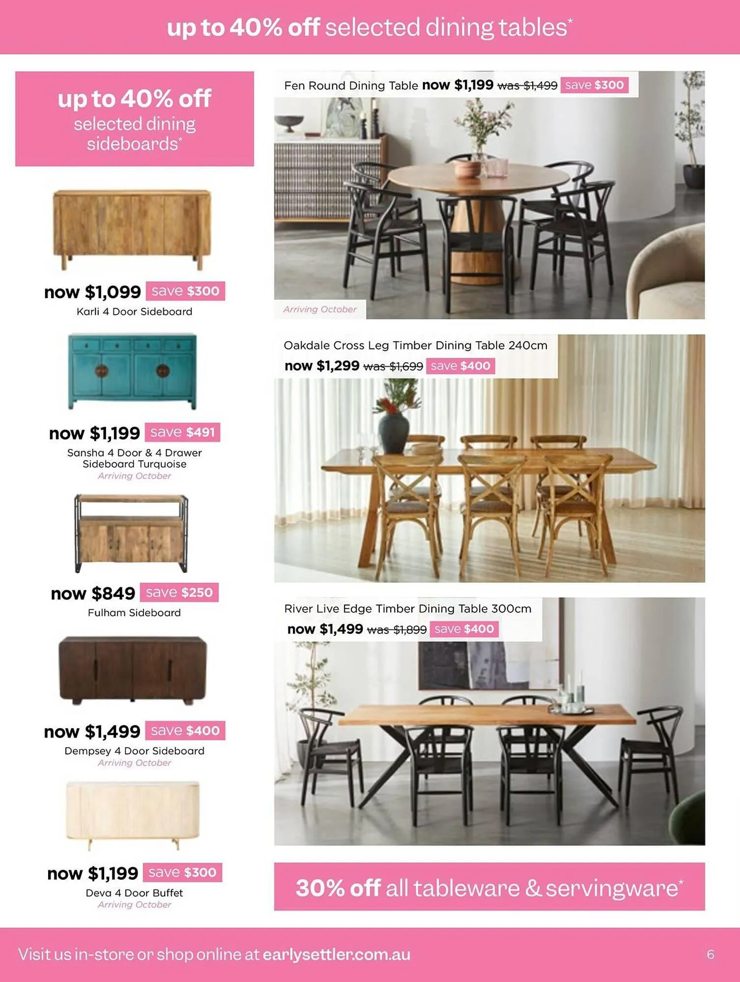 Early Settler catalogue - Catalogue valid from 8 September to 5 October 2025 - page 6