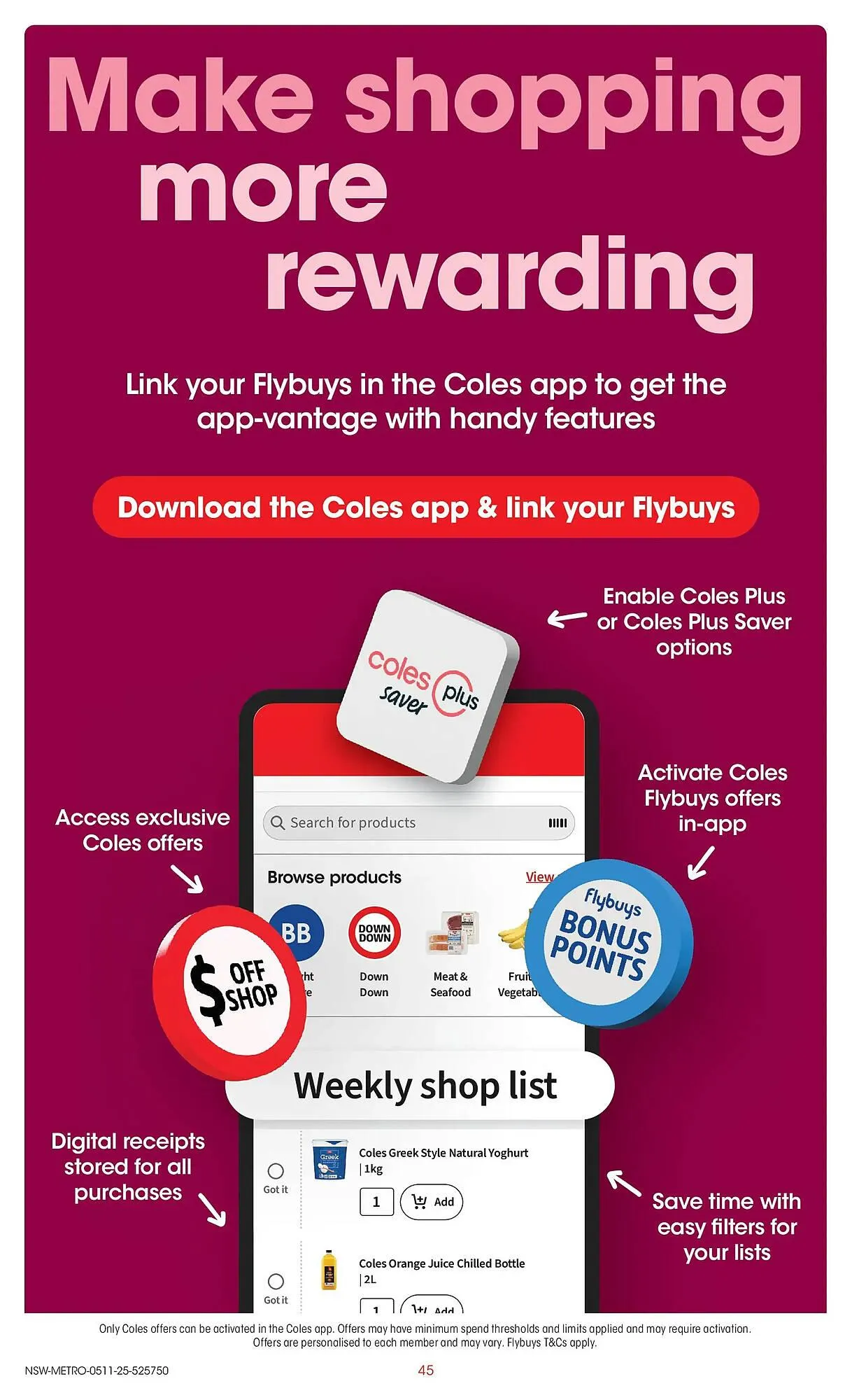 Coles catalogue - Catalogue valid from 5 November to 11 November 2025 - page 45