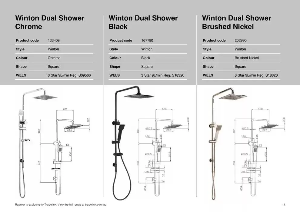 Raymor Brochure Showers 2025 - Catalogue valid from 24 December to 31 January 2025 - page 11