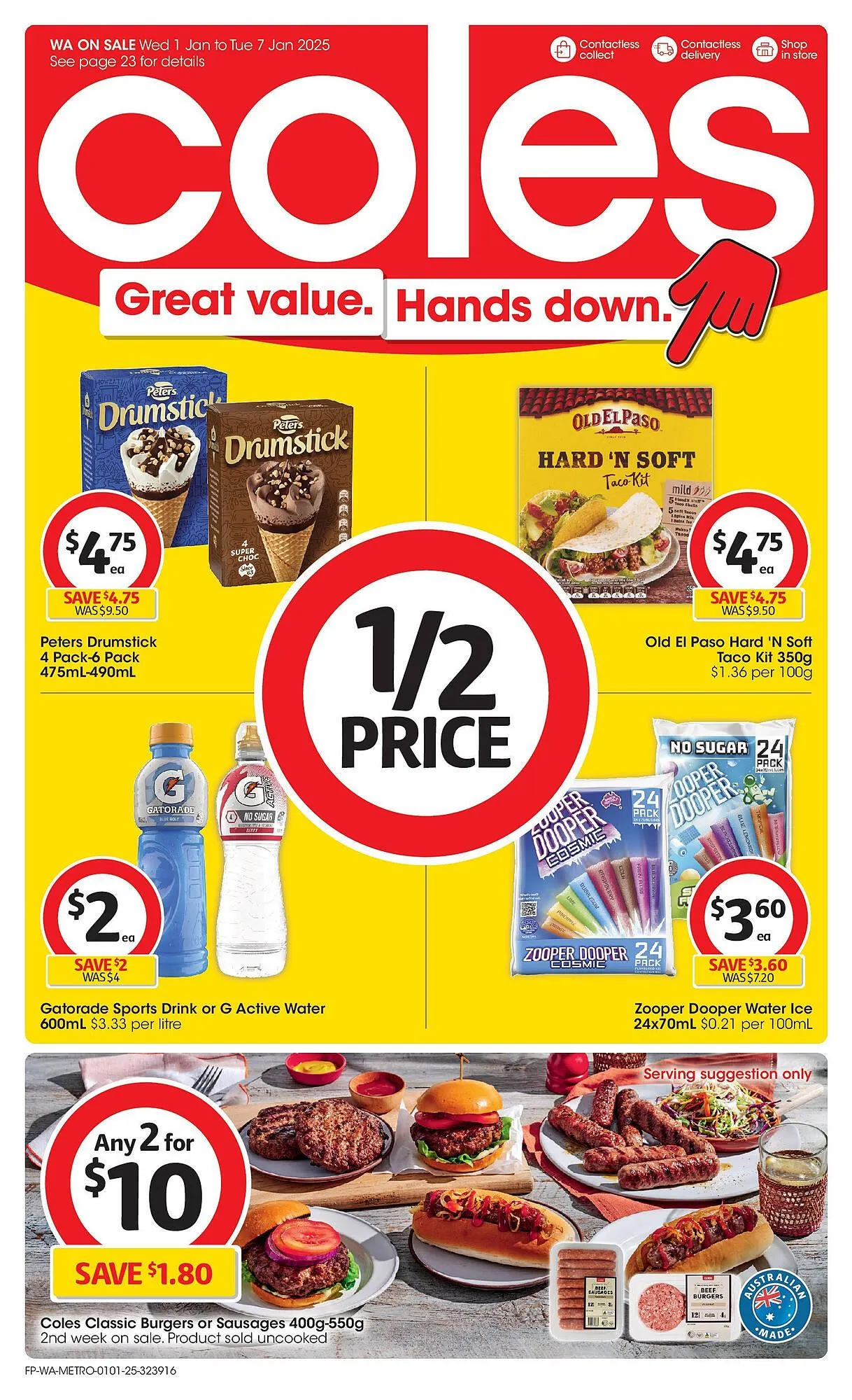 Coles catalogue - Catalogue valid from 31 December to 7 January 2025 - page 1