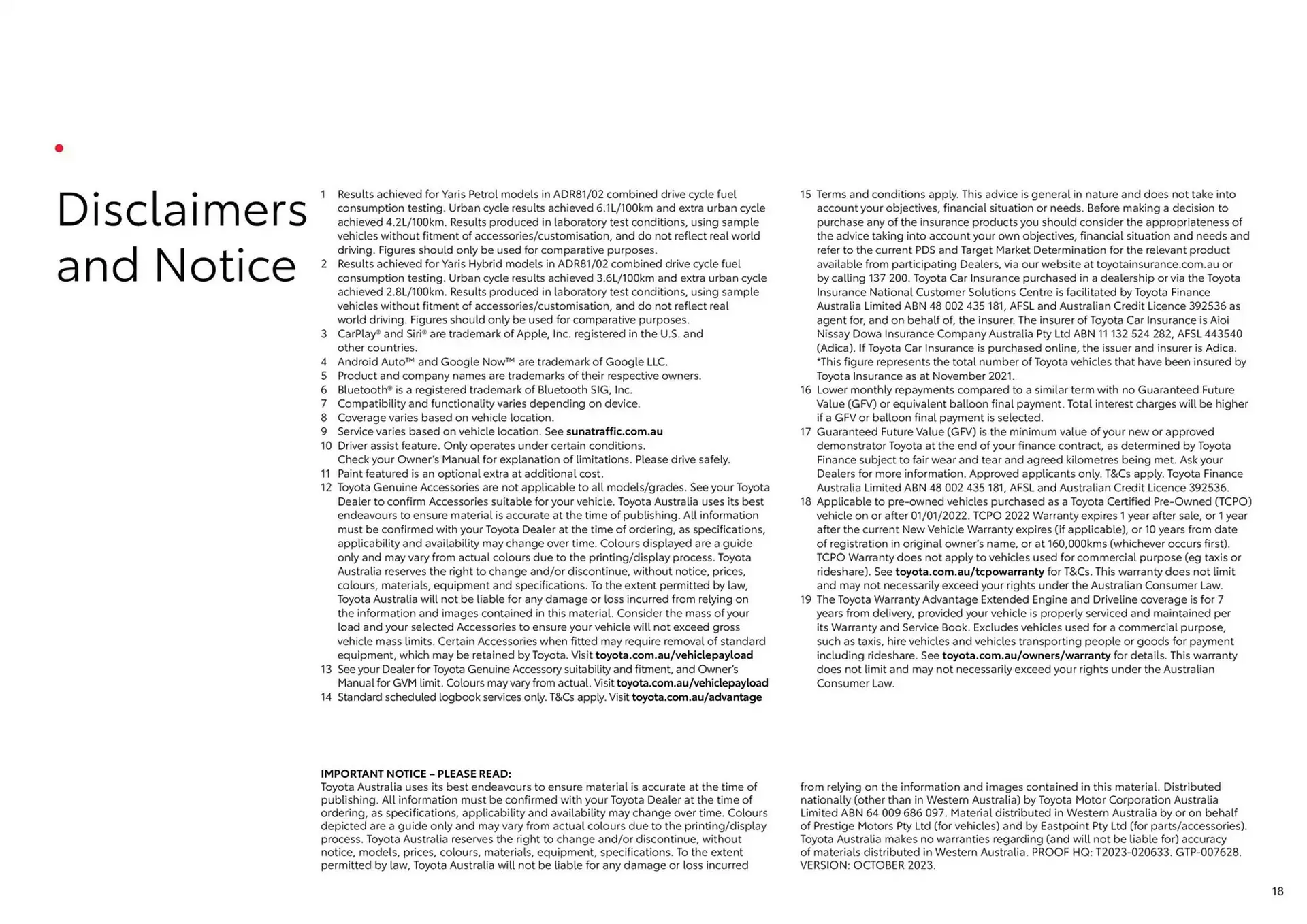 Toyota catalogue - Catalogue valid from 2 October to 2 October 2025 - page 18