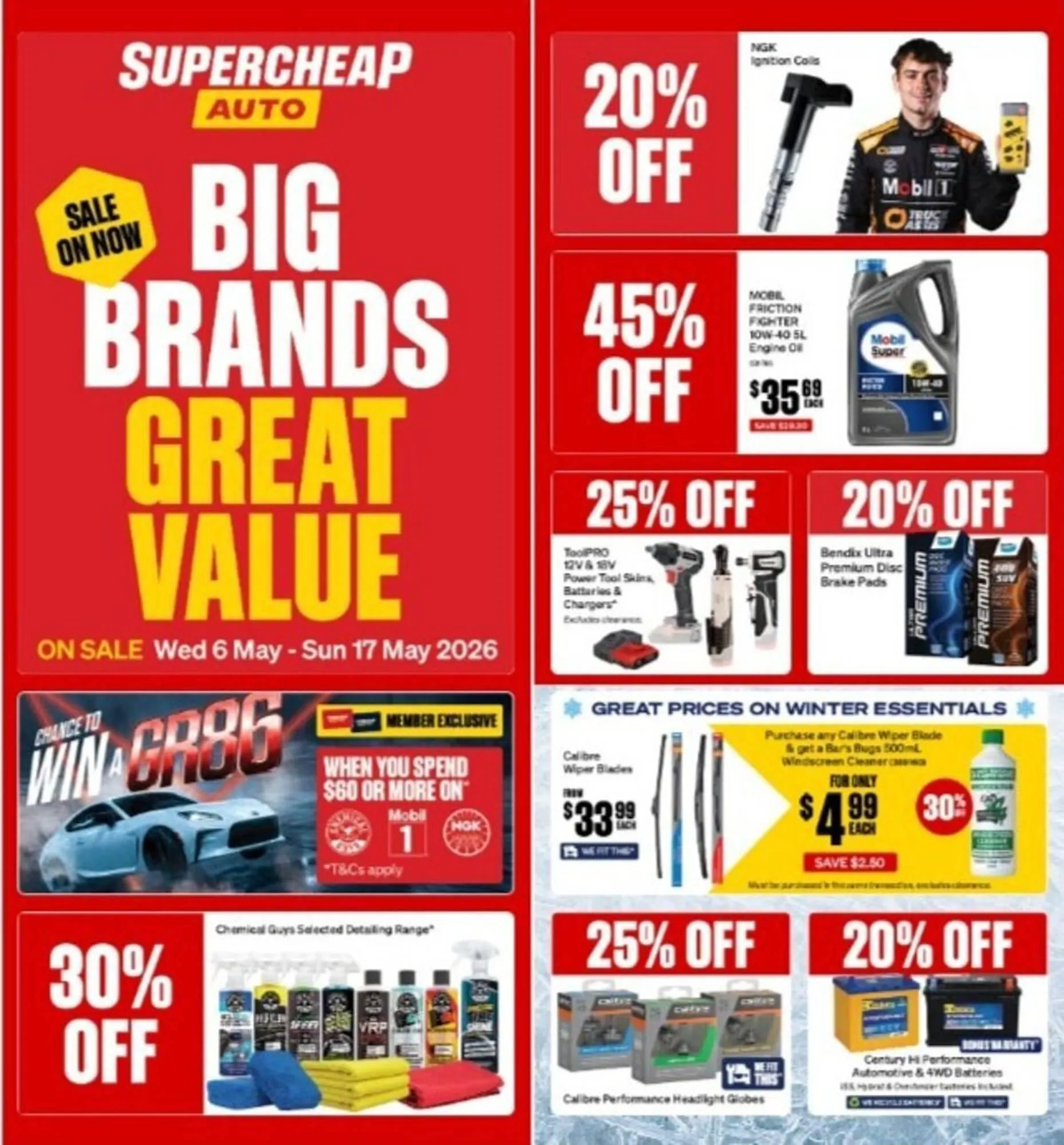 SuperCheap Auto catalogue - Catalogue valid from 6 May to 17 May 2026 - page 1