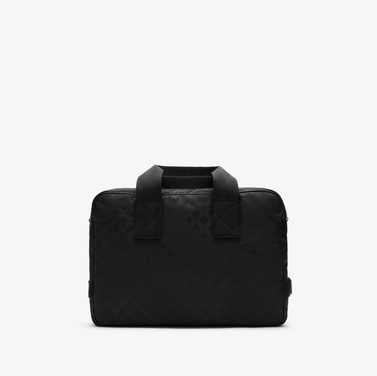 Check Jacquard Briefcase