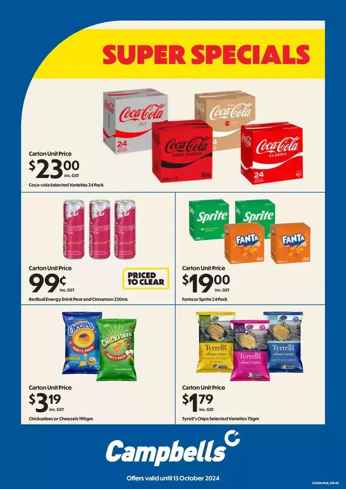 Super Specials - Catalogue valid from 30 September to 13 October 2024 - page 1
