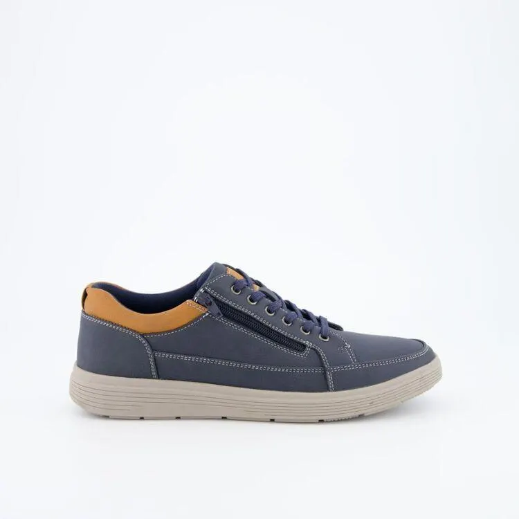 JC Lanyon Men’s Daniel Lace Up Casual Shoes Navy