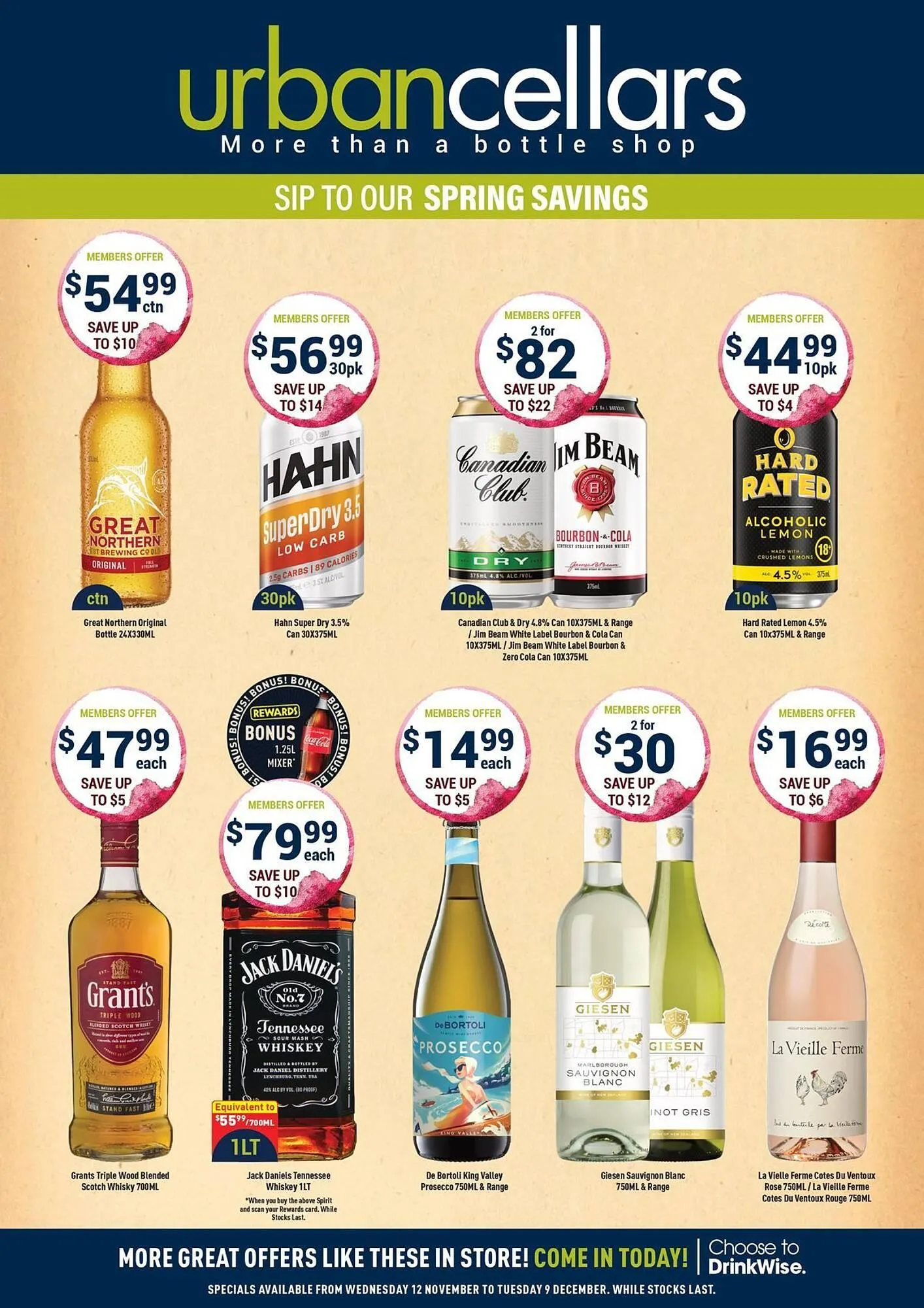 Liquor Legends catalogue - Catalogue valid from 12 November to 9 December 2025 - page 1