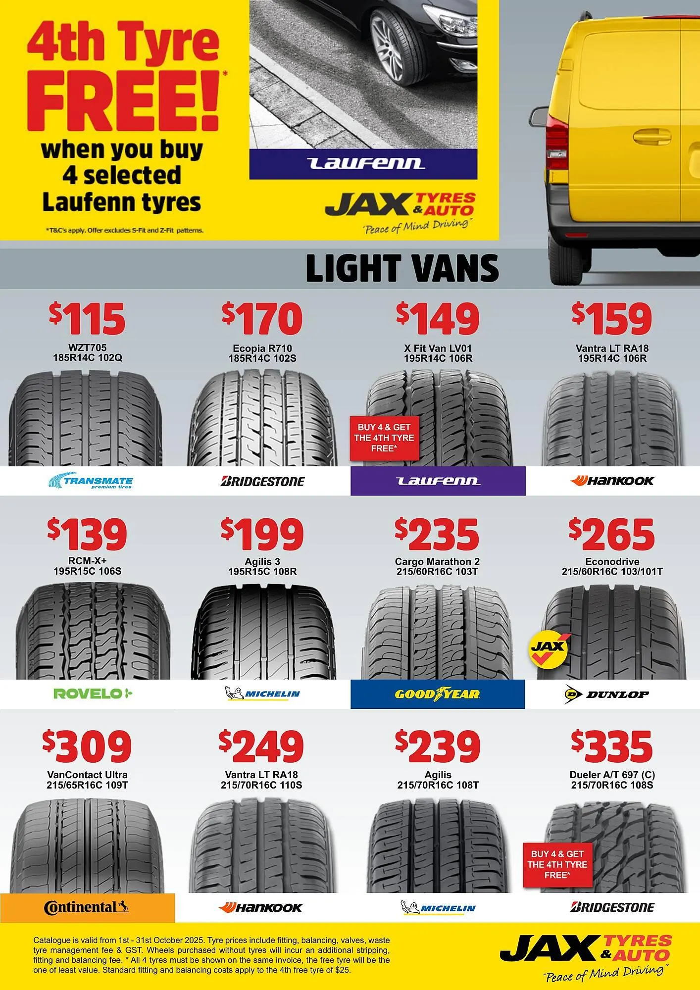 Jax Tyres catalogue - Catalogue valid from 1 October to 31 October 2025 - page 7