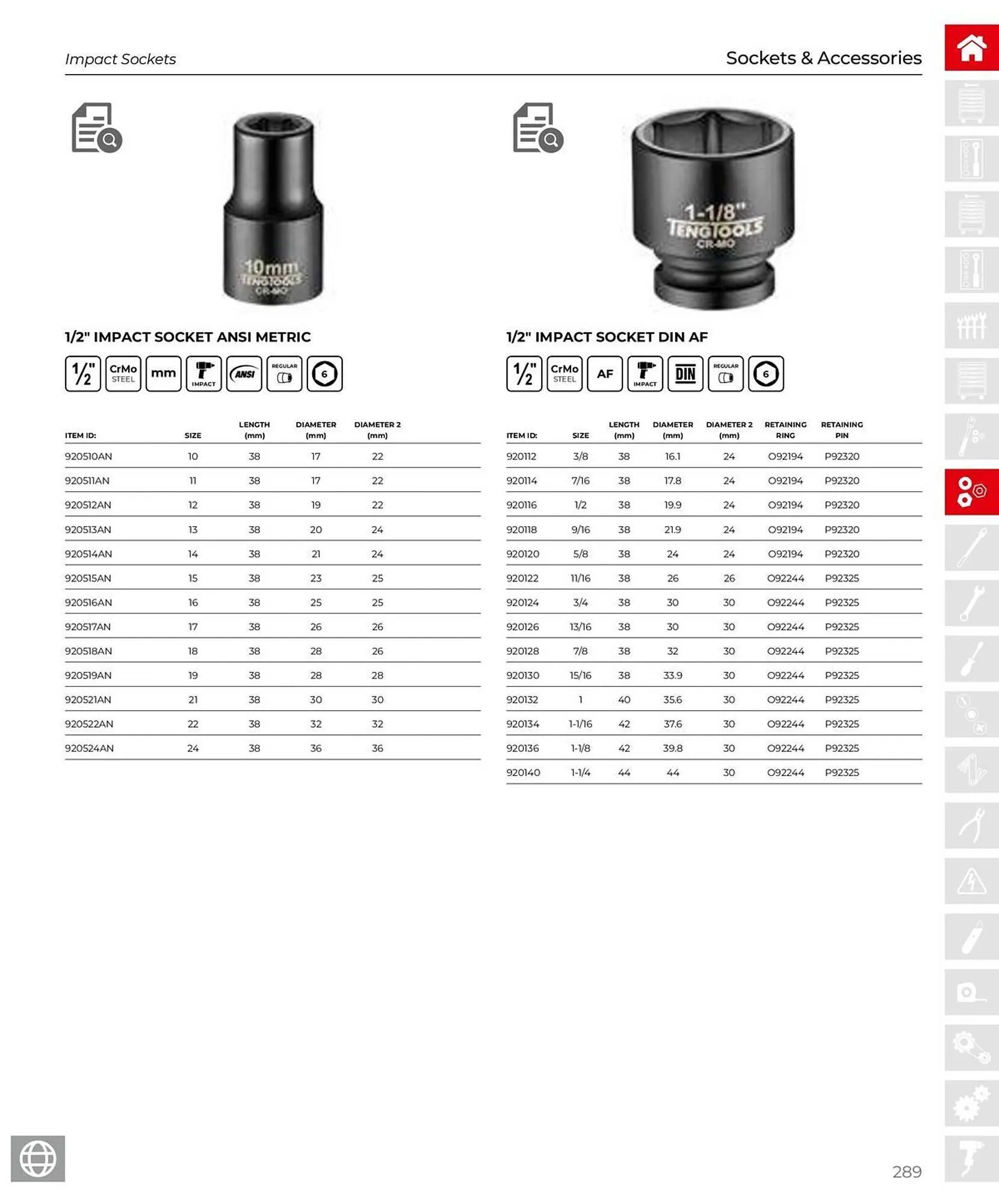 Teng Tools catalogue - Catalogue valid from 28 March to 31 December 2025 - page 290