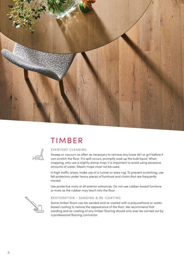 Care & Maintenance Guide - Catalogue valid from 26 February to 31 January 2025 - page 8