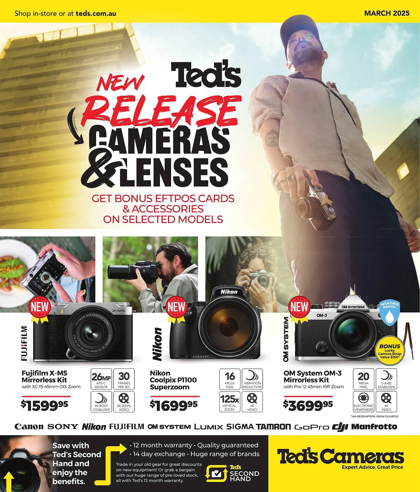 Teds Cameras catalogue - Catalogue valid from 3 March to 31 March 2025 - page 1