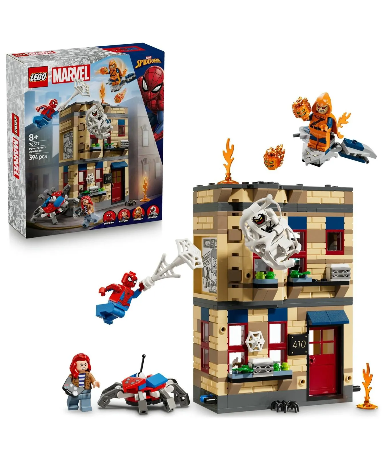 LEGO® Super Heroes Marvel Peter Parker’s Apartment 76317