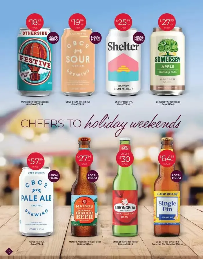 A Toast to Long Weekends - Catalogue valid from 26 March to 29 April 2025 - page 10